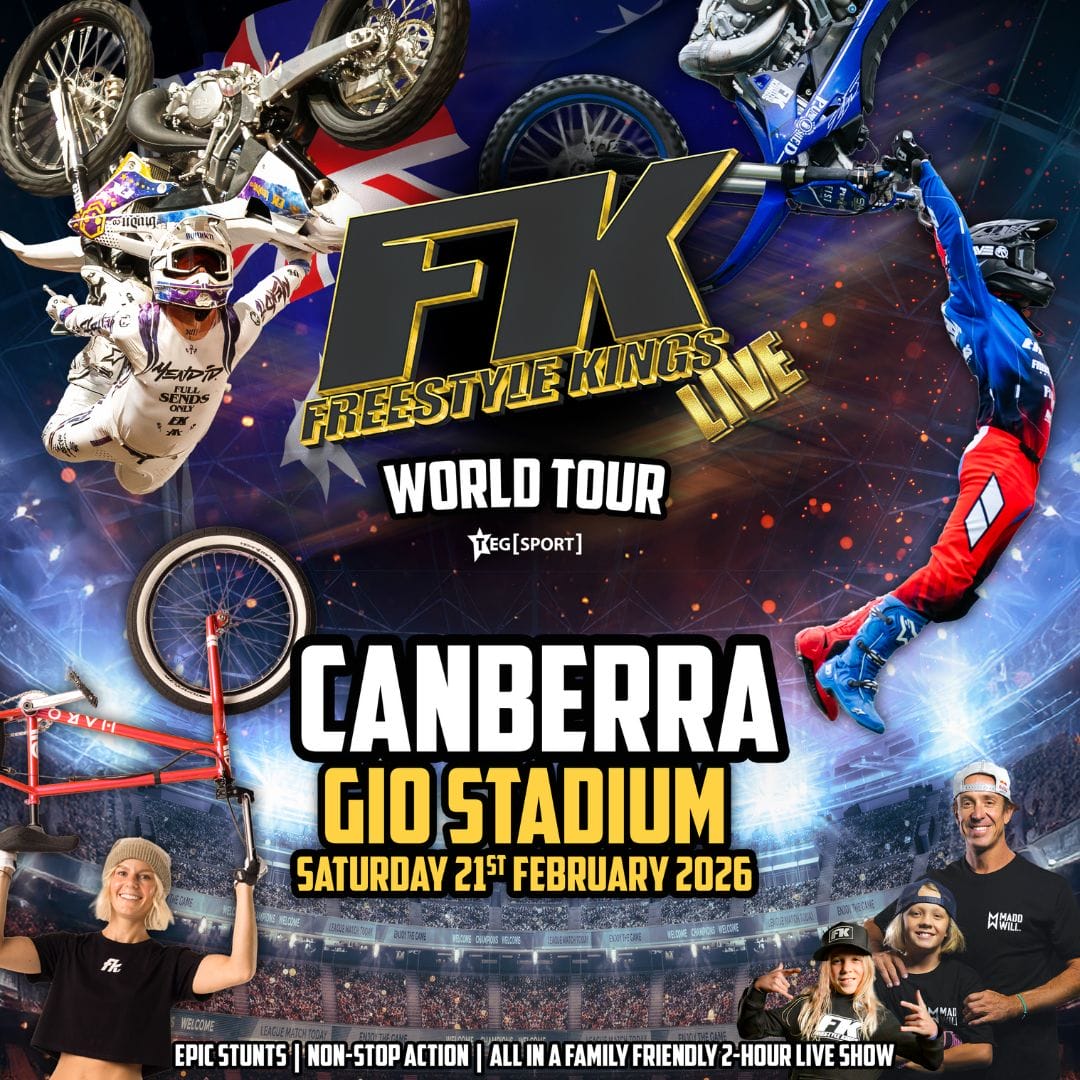 Freestyle Kings Live at GIO Stadium Canberra Saturday 21 February 2026
